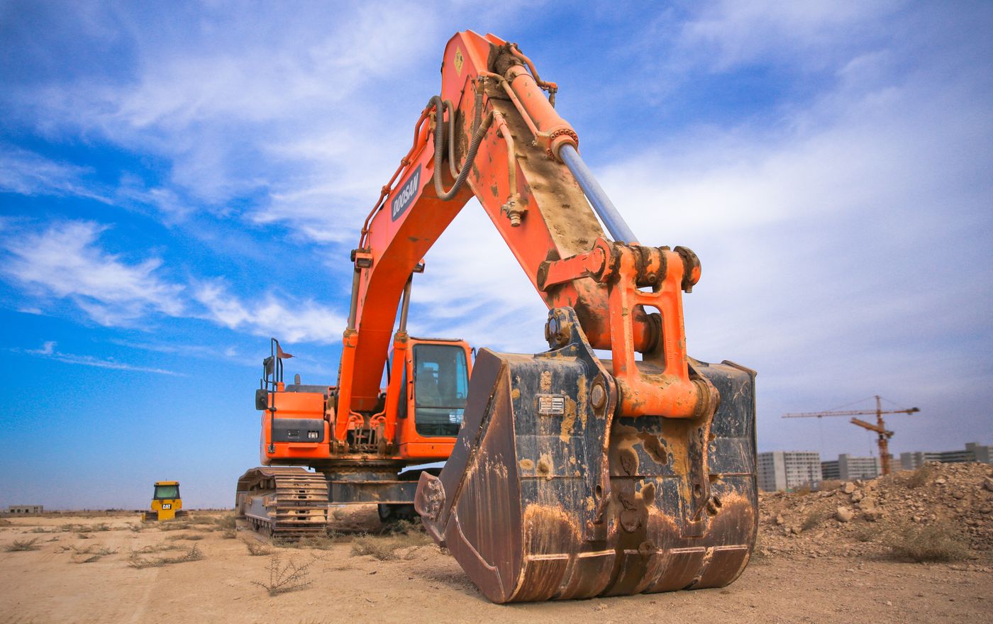 Excavator operator training session